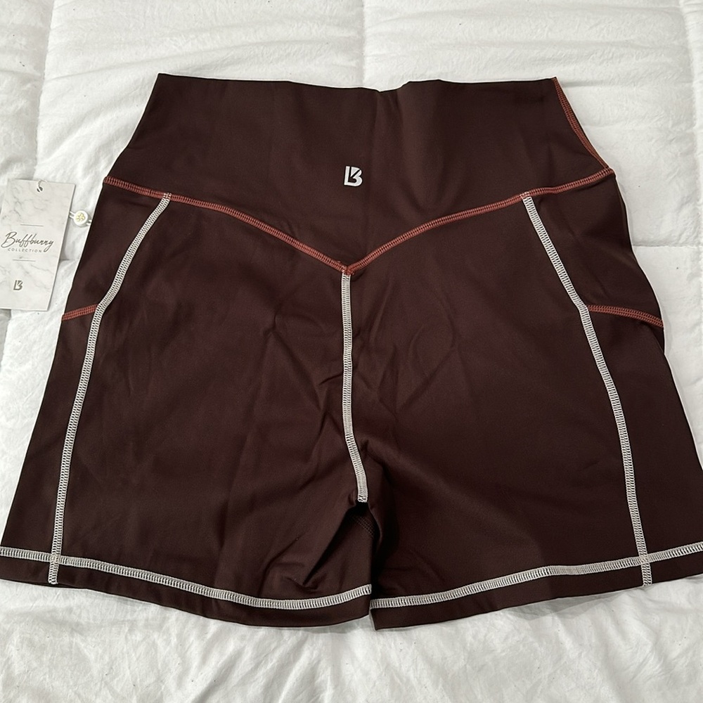 ‼️SOLD‼️NWT Buffbunny Wave Short - Journey Dark Brown Multi